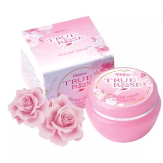 Mistine True Rose Perfume Cream 10g มิสทิน ทรู โรส เพอร์ฟูม ครีม น้ำหอม กลิ่นกุหลาบ Exp.02.06.2024