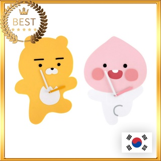 [KAKAO FRIENDS] April Shower Point Wall Clock 2Types RYAN APEACH│Low Noise│Kakao Interior Accessories│Cute Character Wall Clock เอพีช และ ไรอัน