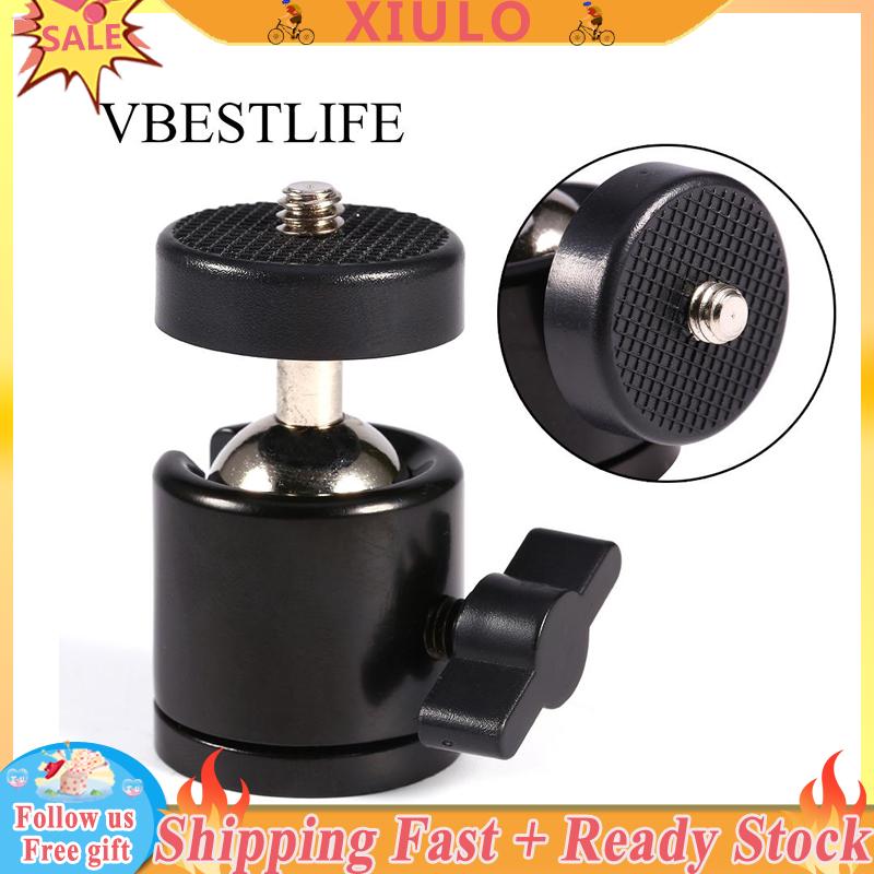 ❀READY❀VBESTLIFE 360° Swivel Rotatable 1/4 Screw Ball Head Mount Ballhead Stand Bracket