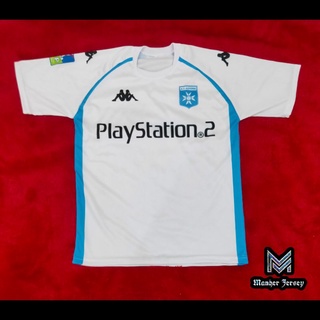 เสื้อกีฬาแขนสั้น พิมพ์ลาย Jersey AJ Auxerre แบบเต็มตัว เลือกลายได้ สําหรับตกแต่งบ้าน