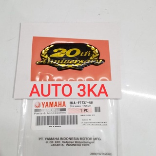 สติกเกอร์โลโก้ ลายสัญลักษณ์ครบรอบ RX KING 2003 SE GOLD 20TH 20TH