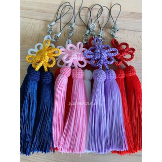 พู่เครื่องรางญี่ปุ่น Flower Fusa Tassel แขวนหน้ารถ ประตู ห้อยกระเป๋า