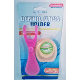 DR.PHILLIPS DENT FLOSS HOLDERตัวยึดไหม+ไหมขัด  #คละสี