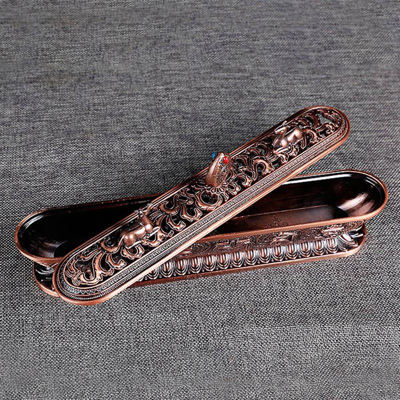 กระถางธูปแฮนด์เมด สไตล์โบราณ สําหรับตกแต่งบ้าน ออฟฟิศ 3 ชิ้น - รูปที่ 3