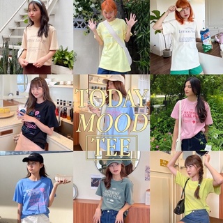 Choosedress Today Mood Tee เสื้อยืดตัวอักษรminimal styles A1704, A1772, A1774, A1785, A1786, A1788