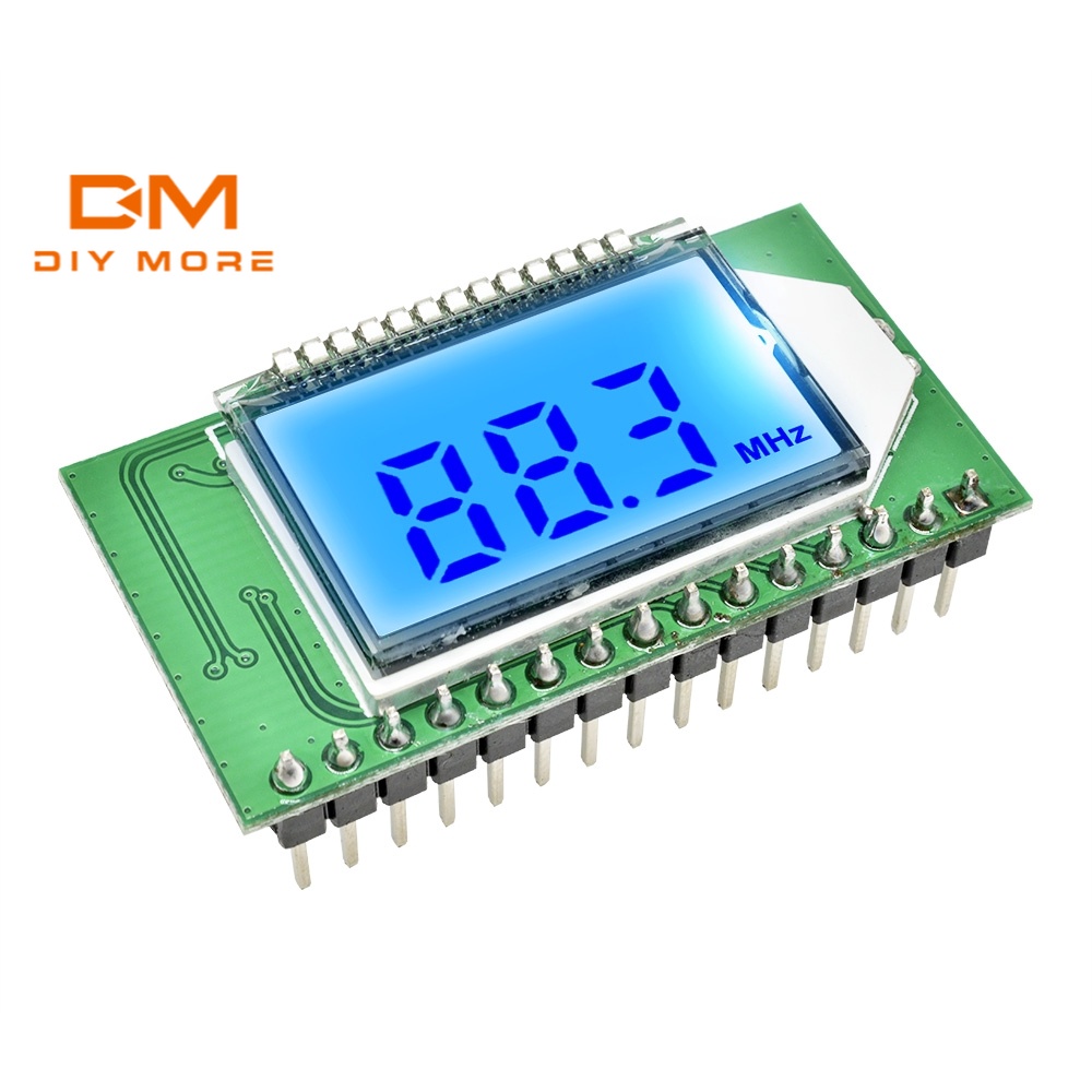 Diymore FM (87-108MHZ) โมดูลส่งสัญญาณสเตอริโอ ดิจิทัล ไมโครโฟนไร้สาย แผงวงจรรับสัญญาณ RF / ตัวรับส่งสัญญาณ