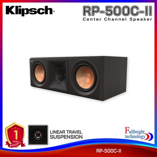 Klipsch RP-500C-II Center Channel Speaker ลำโพงเซ็นเตอร์ ดอกลำโพงขนาด 2 x 5.25 นิ้ว 400 วัตต์ รับประกันศูนย์ไทย 1 ปี