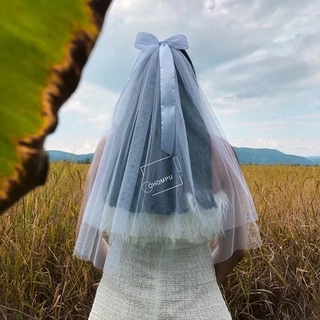 (พร้อมส่ง)ผ้าคลุมผมเจ้าสาว เวลเจ้าสาว Veil มีหลายแบบ👰🏻🇹🇭
