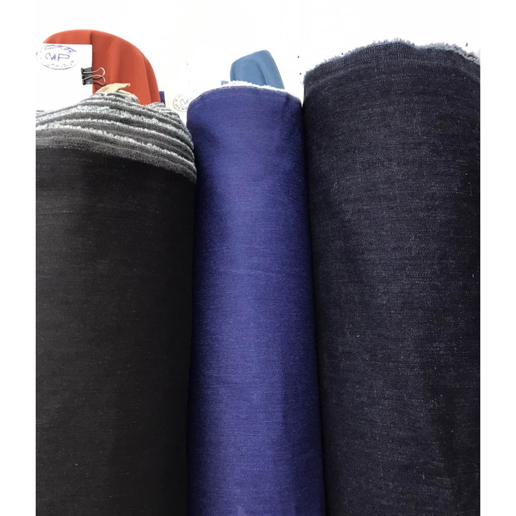 ผ้าเมตร ผ้ายีนส์ เนื้อยืด หน้ากว้าง 55 นิ้ว