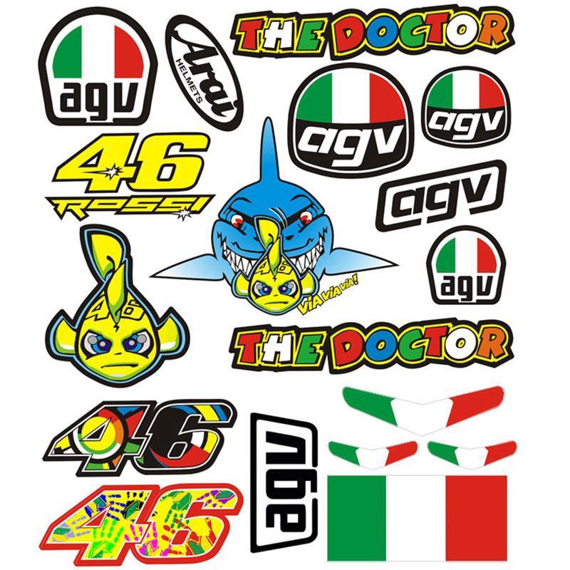 helmet stickers 46