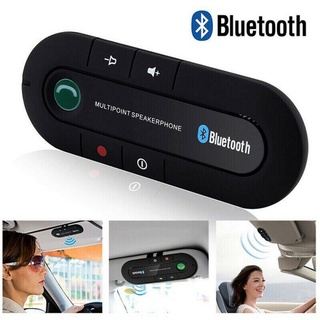 [Magnesium] Car Wireless Bluetooth Speaker Hands-Free Car Kit Speakerphone Visor Clip Receiver บลูทูธรถยนต์ บลูทูธไร้สาย บูลทูธรถยนต์ ตัวปล่อยสัญญาณบลูทูธ