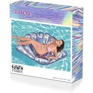 🌈 แพยางแฟนซี แพหอยมุก Iridescent Shell Lounge Bestway #WIMPOOLFLOATS (พร้อมส่งในไทย)