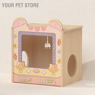 Your Pet Store บ้านไม้ ขนาดใหญ่ ทนต่อการกัด สําหรับหนูแฮมสเตอร์