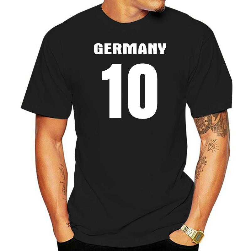 เสื้อยืดแฟชั่นผู้ชาย O-คอดีไซน์ ธงเยอรมันที่หลัง (WMS03-02a)