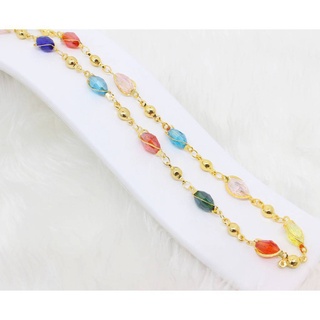 k708 สร้อยคอ​ห้อยพระคริสตัล​สวยงาม​ พร้อมส่ง มีเก็บเงินปลายท…