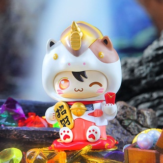 Quay Lucky Stone Series ชุดกล่องสุ่ม ตุ๊กตาฟิกเกอร์น่ารัก 12 แบบ