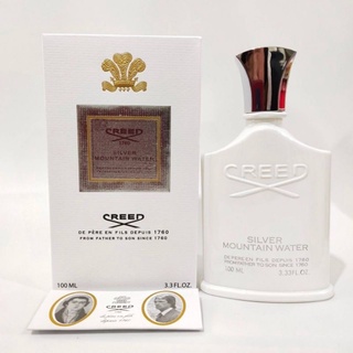 Aromatic2youน้ำหอมผู้ชาย Creed Silver Mountain Water EDP 100ml. (กล่องจริง ไม่มีซีล) แบรนด์แท้ จัดส่งฟรี