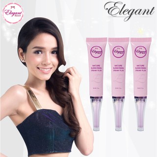 029 Elegant Nature Sunscreen Cream Plus SPF 40+++ 15 ml. 3 ชิ้น  ครีมกันแดดเนื้อมูส