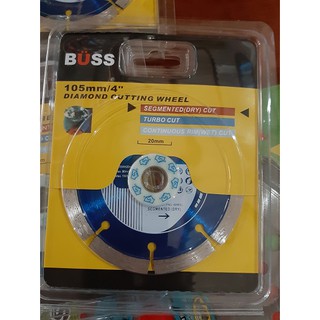 ใบตัดเพชร 4" Buss ราคา/1ใบ ขายส่งใบตัดเพชร ขายส่งใบตัดปูน ใบตัดปูนมใบตัดเพชร