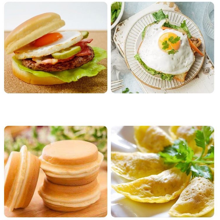 กระทะทอดไข่ดาว 4 หลุม ทำแพนเค้ก ไส้แฮมเบอร์เกอร์ อเนกประสงค์ ใช้ได้ทั้งแตาไฟฟ้าและเตาแก๊ส ราคา ถูกที่สุด ดีลบีเคเค แกลเลอรีภาพที่ 8