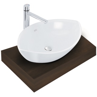 WP-F609 อ่างล้างหน้าแบบวางบนเคาน์เตอร์ สีขาว (counter basin) - American Standard