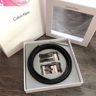 Calvin Klein Belt and Buckle Set ของแท้ ราคาถูก