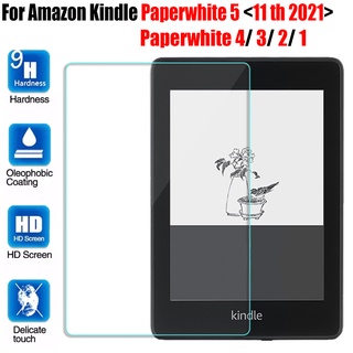 ฟิล์มกระจกนิรภัยกันรอยหน้าจอ 9H สําหรับ Amazon Kindle 11th Gen 2022 6.0 นิ้ว 2021 6.8 นิ้ว Paperwhite 5 4 10th Gen 2018 2019 C2V2L3 M2L3EK M2L4EK PQ94WIF J9G29R