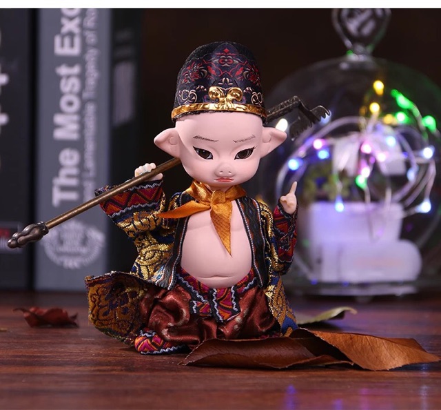 🏮รอ30วัน🏮ไซอิ๋ว 15 cm ตุ๊กตาปูนปลาสเตอร์ โมเดล ไซอิ๋ว หงอคง ตือโป๊ยก่าย ซัวเจ๋ง พระถังซัมจั๋ง ตุ๊กตาไซอิ๋ว เห้งเจีย - รูปที่ 4
