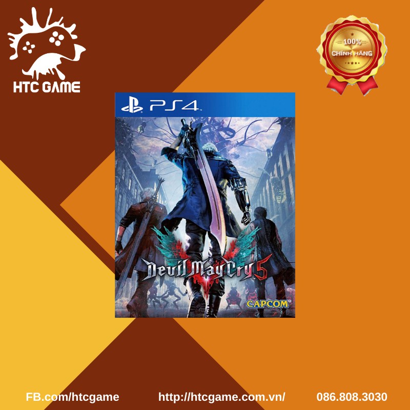 แผ่นเกม Devil May Cry 5 สําหรับ PS4/ PS5