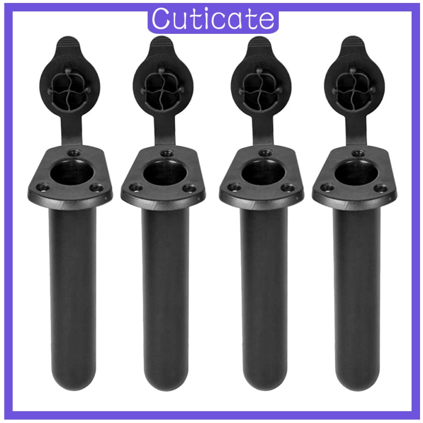 [CUTICATE] prettyia 4 Plastic Flush Mount Fishing Rod Holder Gasket
