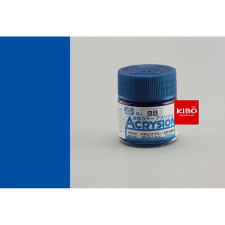 สีสูตรน้ำ ACRYSION COLOR N88 METALLIC BLUE (Metallic) 10ml