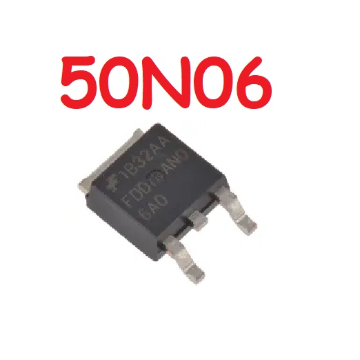 FDD50N06 FQD50N06 SUD50N06 ME50N06 SUD FQD NE 50N06 50A 60V N-Ch MOSFET TO-252 SMD