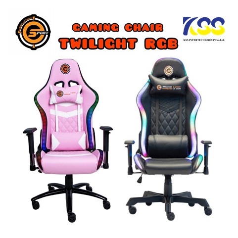 💥ส่งชัวร์ส่งไว🚀📌Neolution Twilight RGB E-Sport Gaming Chair เก้าอี้เกมมิ่งเกียร์ มีไฟ RGB 💥รับประกัน 1 ปี💥