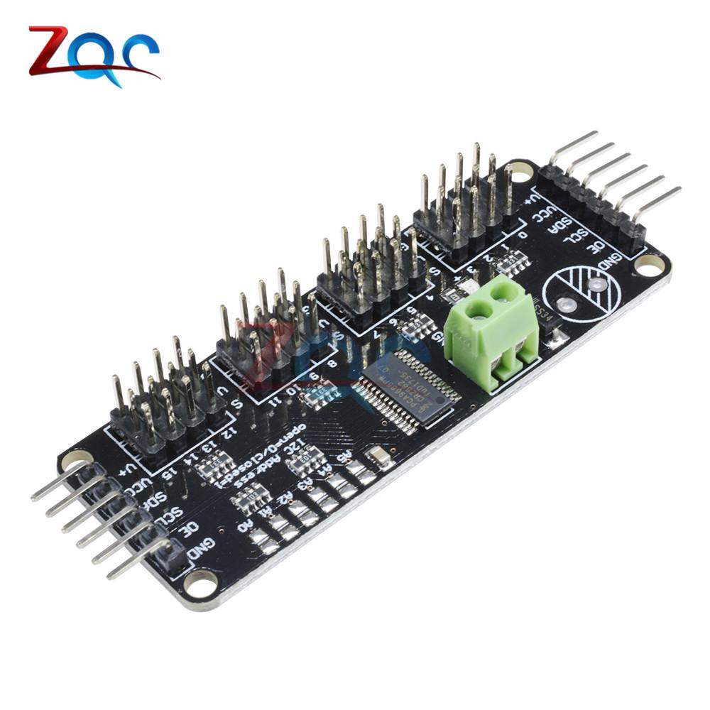 โมดูล16 Channel 12 - Bit Pwm / Servo Driver - I2 C อินเตอร์เฟส Pca 9685 Arduino Raspberry Pi Shield Diy สําหรับ Arduino