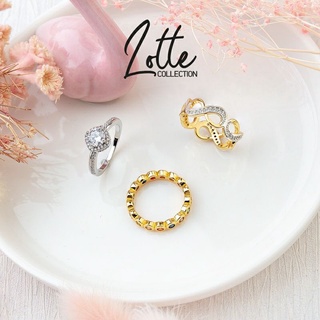 พร้อมส่ง แหวนเพชรงานแฟชั่น แหวนเพชรCZ แหวนลายสวยๆ ใส่ติดนิ้ว ใส่ได้ทุกวัน