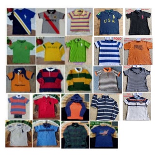 เสื้อคอปก คอกลมเด็กมือสอง Polo Ralph Lauren  Hackett Polo Tommy Hilfiger อื่นๆ ส2391