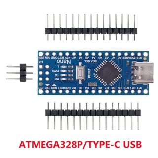 Mini / Type-C / Micro USB Nano 3.0 ATMEGA328P พร้อม bootloader ใช้งานร่วมกับ Nano controller สําหรับ arduino CH340 USB driver 16Mhz ATM
