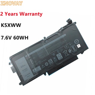 ZNOVAY K5XWW Laptop Battery for DELL Latitude 5289 7389 7390 2-in-1 Series Notebook 71TG4 725KY N18GG 7.6V 60WH