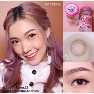 Kitty Kawaii​ คิตตี้ คาวาอิ สีน้ำตาล -​2.75// คอนแทค​เลนส์​สั้น​ -275 contactlens สายตาสั้น​ -275 สายตาสั้น-2.75