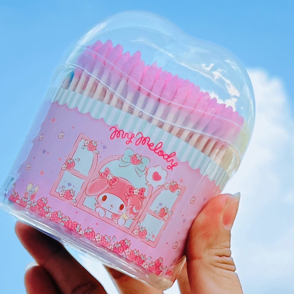 คอตตอนบัค cotton buds 240 ก้าน ลิขสิทธิ์แท้ sanrio ราคา ถูกที่สุด ดีลบีเคเค แกลเลอรีภาพที่ 8