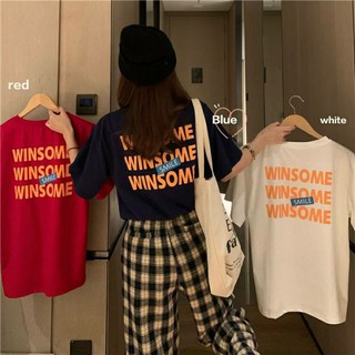 เสื้อยืดคอกลม Winsome T-shirt #C6244