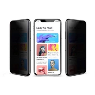 ฟิล์มกระจก เต็มจอ สำหรับiPhone กันมองกันเสือก 14PRO/1415 15pro 12 Pro Max SE 6/6S Plus/6 7 8 Plus X XR XS Max 11 Pro Max