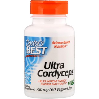 Doctors Best Ultra Cordyceps 750 mg 60 Veggie Caps
