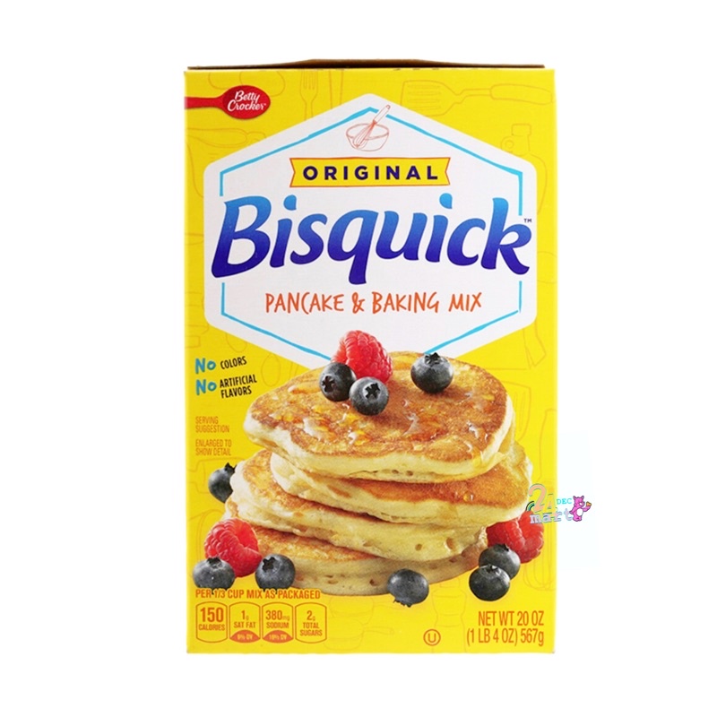 แป้งทำแพนเค้ก Betty Crocker Bisquick Pancake & Baking Mix 567g.