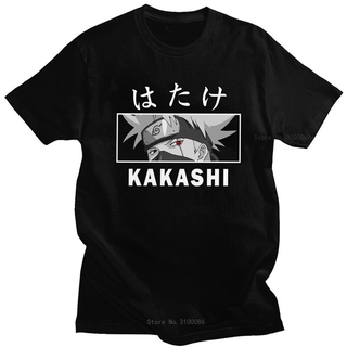 Classic Kakashi Hatake T-Shirt Women Short Sleeves Cotton Anime Tshirt Sharingan Mode Naruto Shippuden  bh