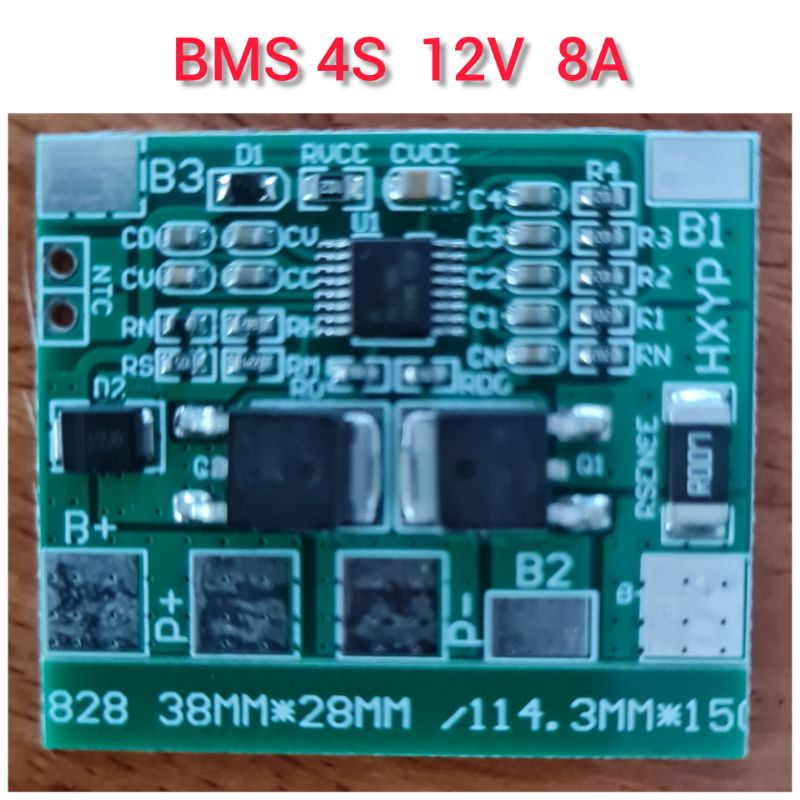 BMS 4S 12v 8A,40A  และ 100A