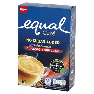 🔥สินค้าขายดี!! อิควล คลาสสิค เอสเปรสโซ กาแฟปรุงสำเร็จชนิดผง 15กรัม x 10 ซอง Equal Classic Espresso Instant Coffee Powder