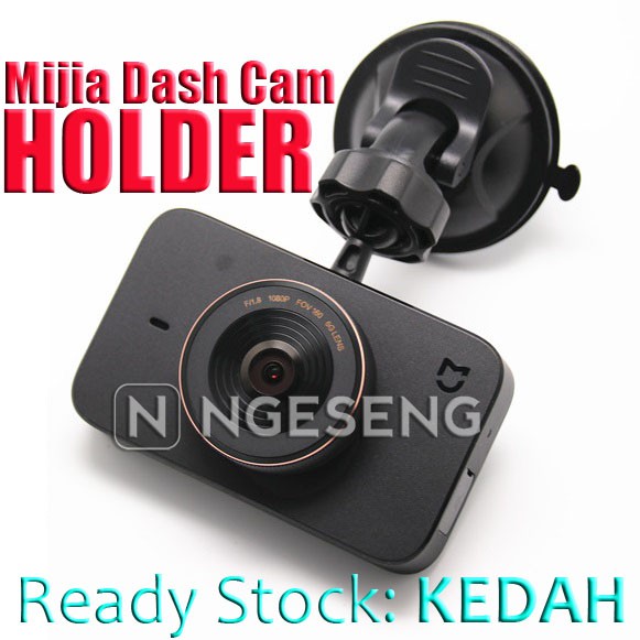 Mijia Car Dash Cam Holder Recorder หน้าจอลมดูดสีดํา XiaoMi XiaoYi Mi Jia Stand
