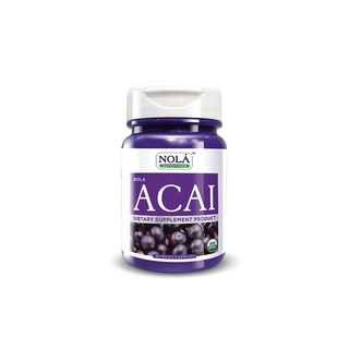 NOLA อาซาอิเบอร์รี่ 30 แคปซูล (โนล่า) วีแกนแคปซูล Acai Berry Superfoods