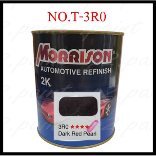 สีพ่นรถยนต์ 2K  TOYOTA  NO.T-3R0 มอริสัน Morrison 2K